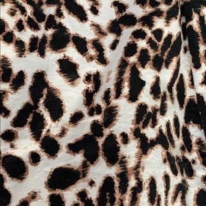 ZARA Basic animal print skirt